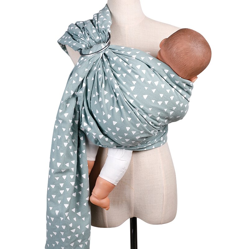 Infant Baby Back Scarf Carrier Kid Fashionable Baby Sling Wrap Cotton Soft Breathable Newborn Back Scarf Portable Baby Sling: 02