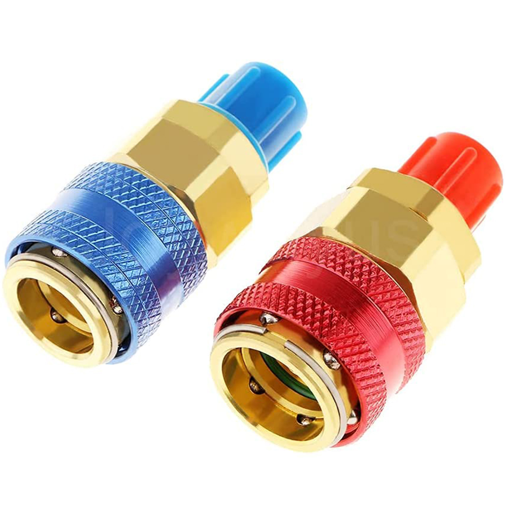 R134A niedrig hoch Auto Auto Schnellkupplung Stecker Durcheinander Adapter Auto Klimaanlage Kältemittel Einstellbare AC vielfältig Messgerät
