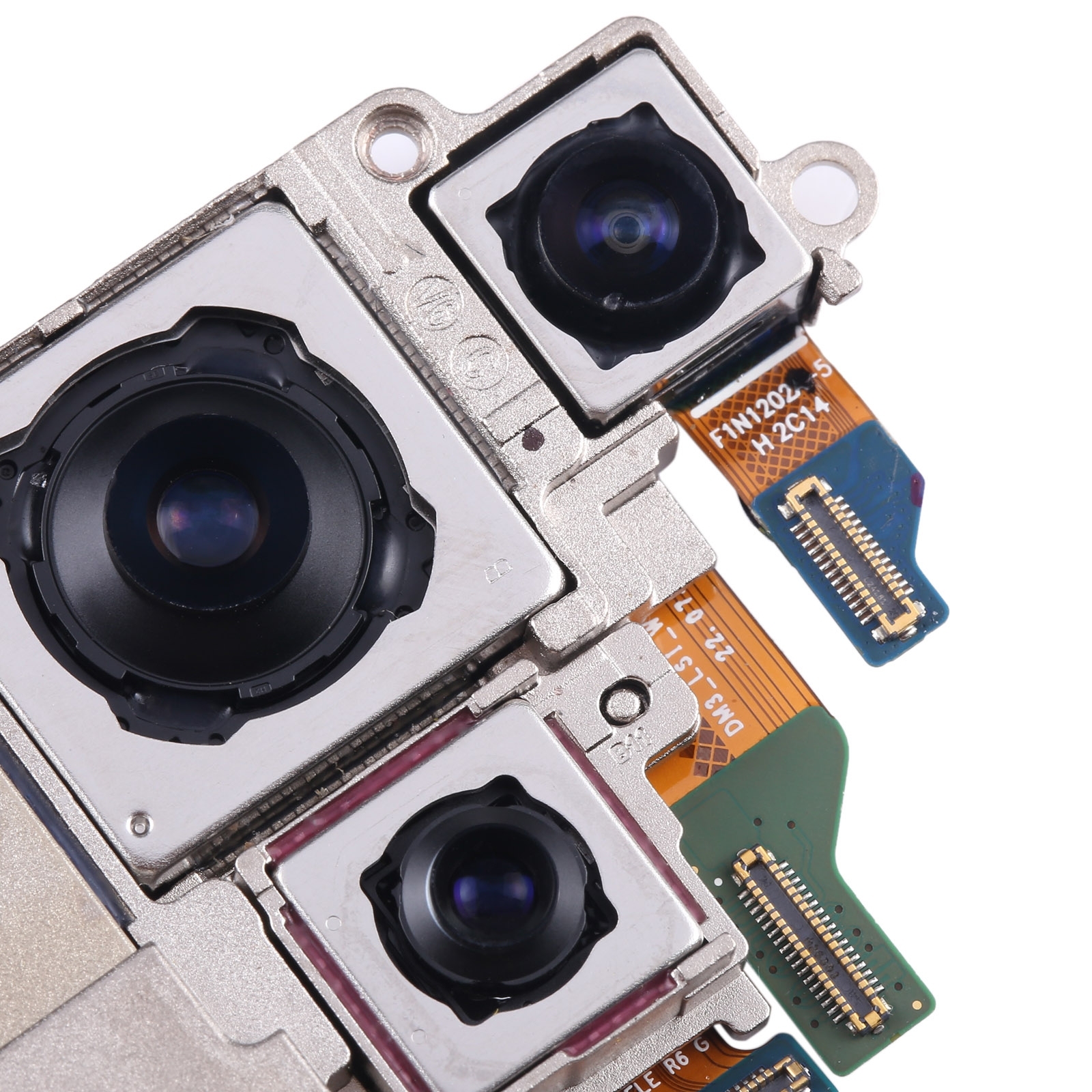 Zestaw kamer robić Samsung galaktyka S23 ultra SM-S918/SM-S918B (Teleobiektyw + Periskop + Szerokokątny + Kamera Główna) Część Telefonu Naprawa Kamery
