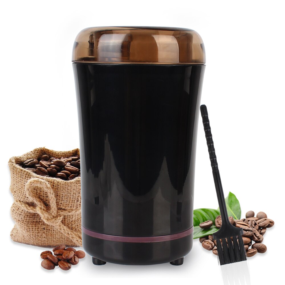 Moulin à café électrique avec lame en acier inoxydable, multi-usage, noix, avoine, épices, Grains de noix, farine, prise ue