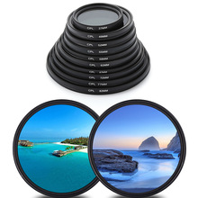 Camera Filter a Polarizing Filter 37mm/49mm/52mm/55mm/58mm/62mm/67mm/72mm/77mm/82mm CPL Filter For Canon Nikon DSLR Camera Lens