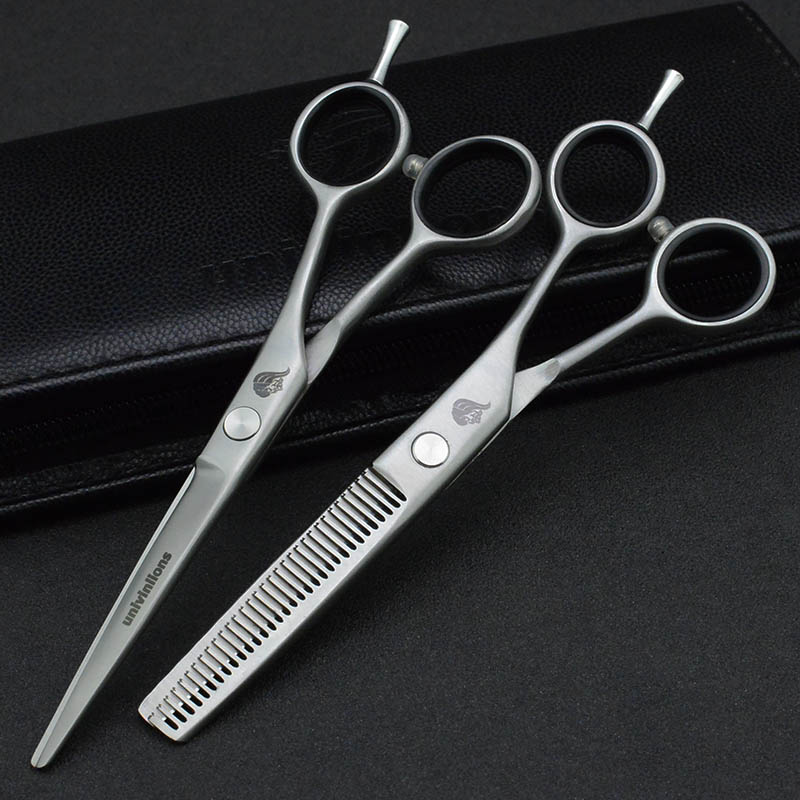 6" barber hair scissors hairdressing razor salon supplies hair cutting shears hair thinning sissors pinking clipper