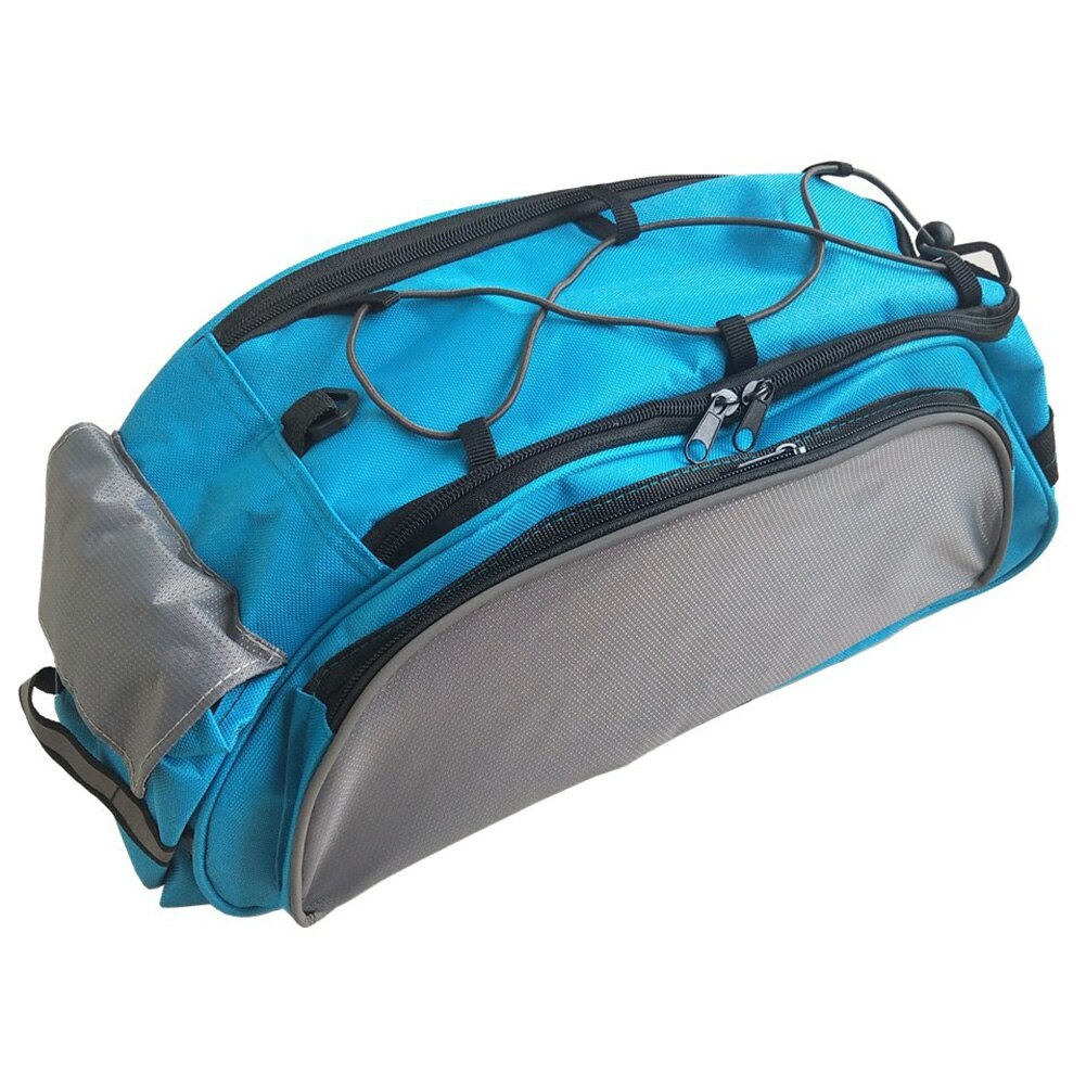 Bolsa de viagem Saco de Bicicleta Ao Ar Livre Mochila Bicicleta Saddle Rear Seat Bag Pannier bolsa de Ombro Bolsa De Armazenamento De Bicicleta Equitação Azul Cinza: Blue Gray