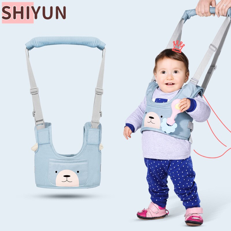 Shiyun Baby Walker Assistant Harness Peuter Leash Leren Lopen Kindje Riem Kind Veiligheid Harness Assistant Veilig Reins SZ97