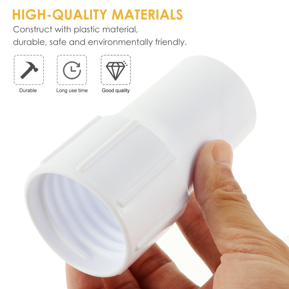 2 Pcs Zwembad Aftappen Slang Manchet Zwembad Schroefdraad Slang End Zwembad Supply