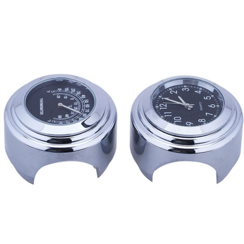 Motorrad Lenker Montieren Quarz Uhr Uhr Staubdicht Quarz Aluminium Legierung Lenker leuchtend Zeitplan Universal- Auto Uhr