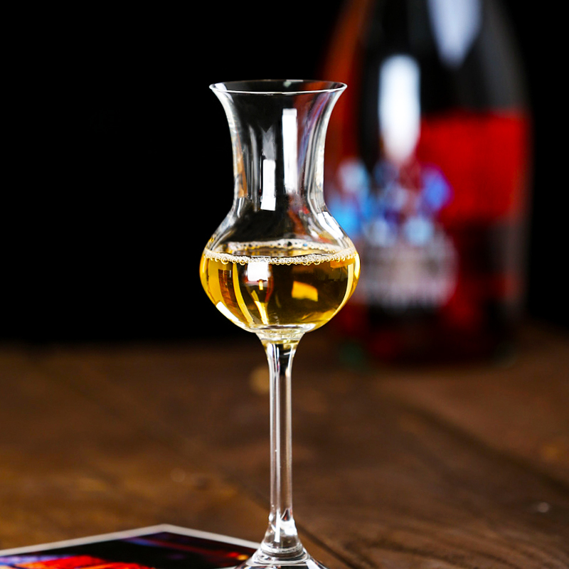 Copa de cristal de tulipán de cintura esbelta para cata de vinos, uso exclusivo, copa de licor, copa de vino, copa de champán para bodas, copa con aroma a bar.