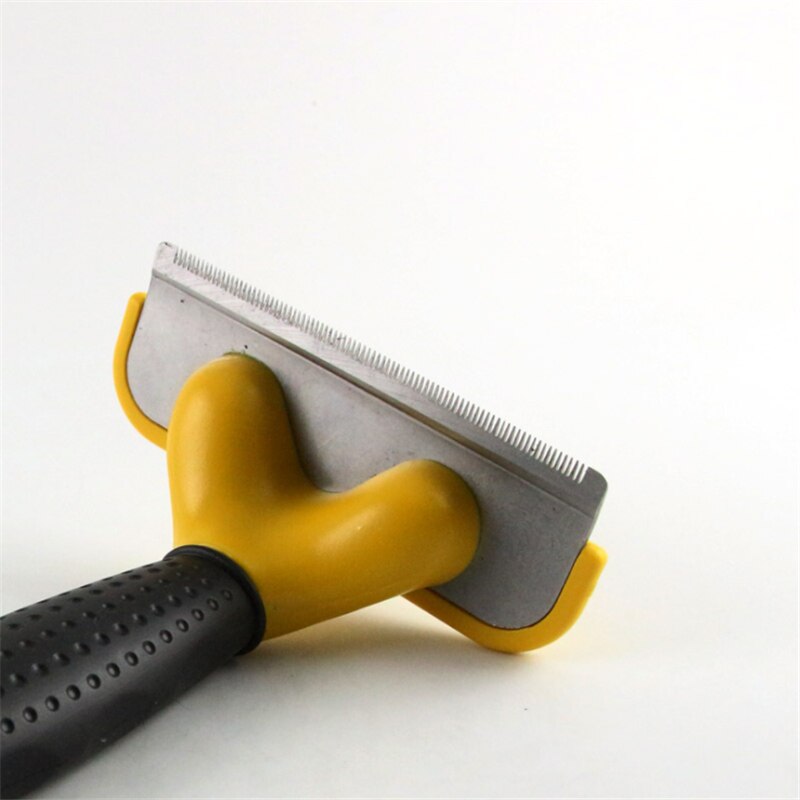 Roestvrij Staal Huisdier Kat Hond Kam Haar Borstel Dier Bont Verwijdering Deshedding Grooming Tool Haar Remover Clipper Metalen Hond Kammen
