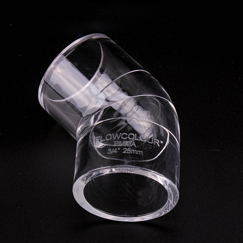 1pc Acryl Rohr Aquarium Aquarium Stecker Plexiglas Wasser Versorgung Rohr Ellenbogen Gelenke Garnelen Nano Wasser Panzer 3 Weg t Gelenke: Durchmesser 32mm(1pc) / 45 Grad Ellbogen