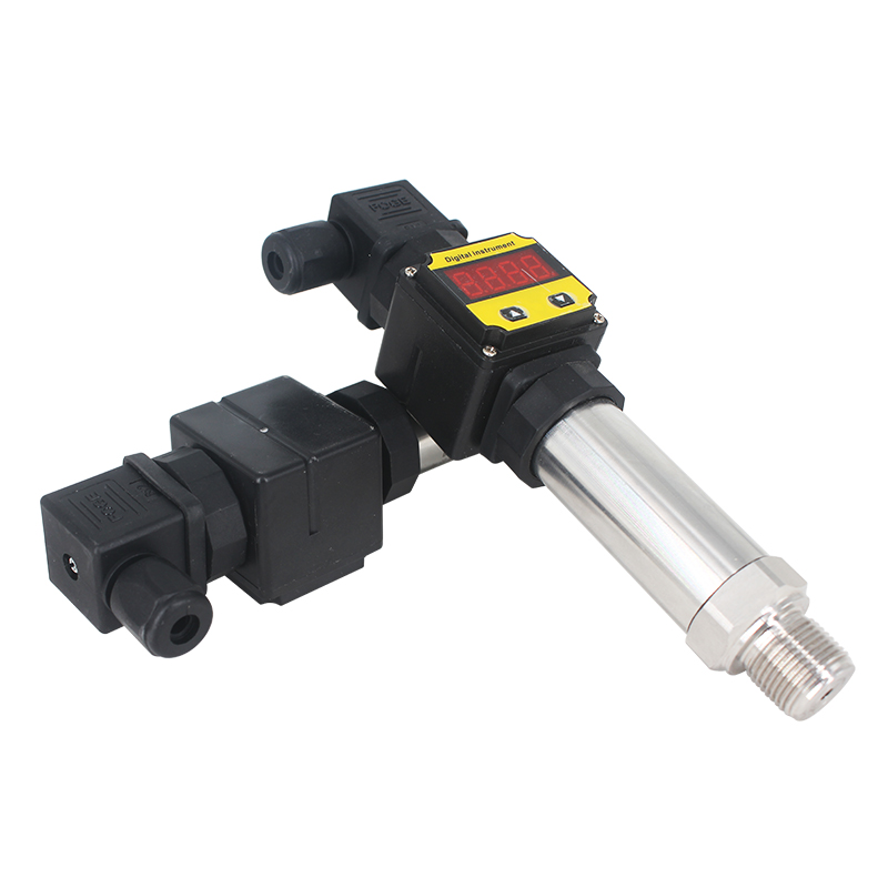 Pressure transmitter with LED Display 12-36V 4-20mA 0.5% 0-600bar optional stainless steel pressure transducer sensor