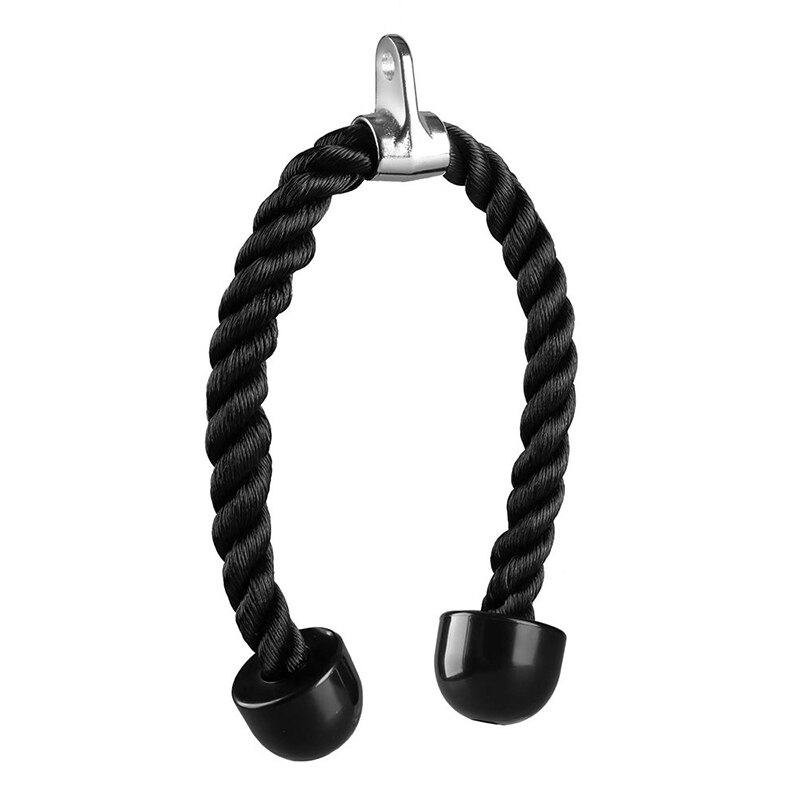 V Shaped Press Down Bar Cable Attachments Gym Lat Pull Down Tricep Rope Workout Equipments Accessories Fitness Training Handle: Silver