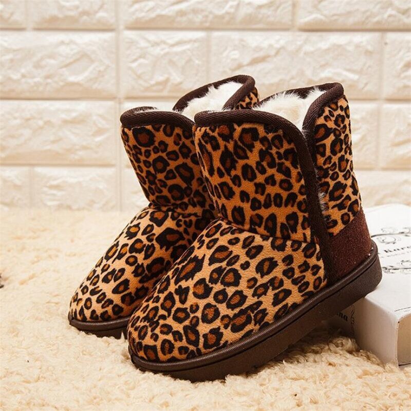 Meisjeslaarzen winter zachte zool antislip kindersneeuwlaarzen baby katoenen laarzen laarzen