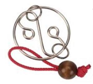 Iq Touw Metalen Houten Puzzel Logic Brain Teaser String Puzzels Spel Voor Volwassenen Kids: Model 15