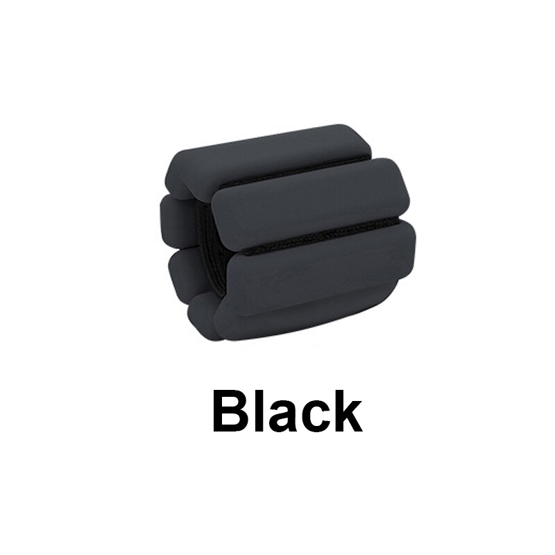 1 par de anillos de peso de tobillo de muñeca para Fitness, Crossfit, peso de los pies, caminar, peso, brazalete, Jogging, suministros de gimnasia: Black / 453Gx453G