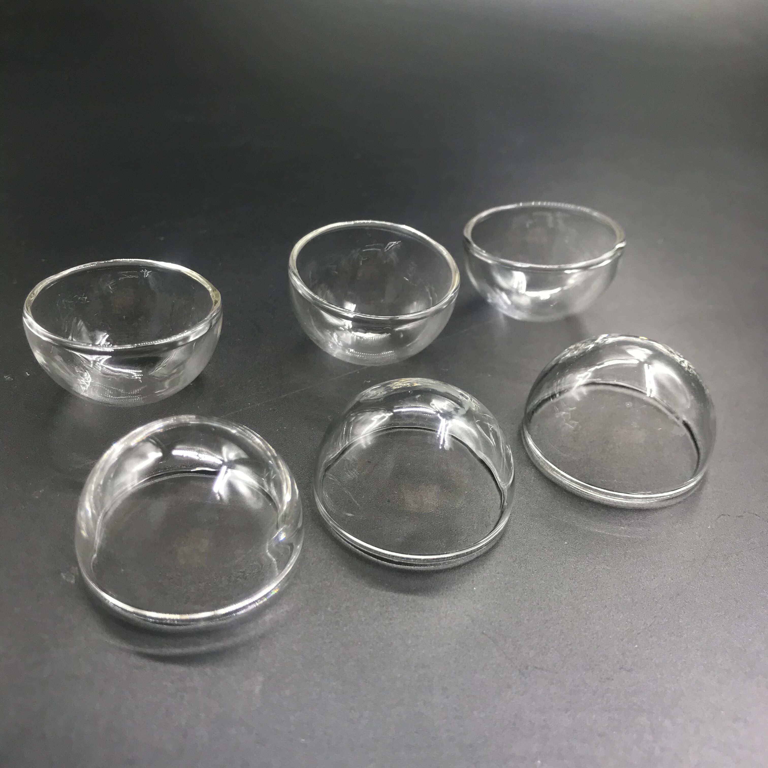 1/2/3/5pcs 30mm Hemisphere glass dome cover diy clear half round bottle glass globe bubble glass vial pendant necklace Accessory