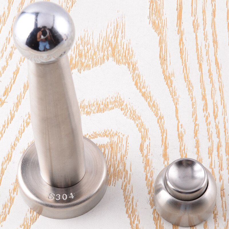 Stainless steel extended door suction wall suction strong magnetic door touch door block wall suction suction three length