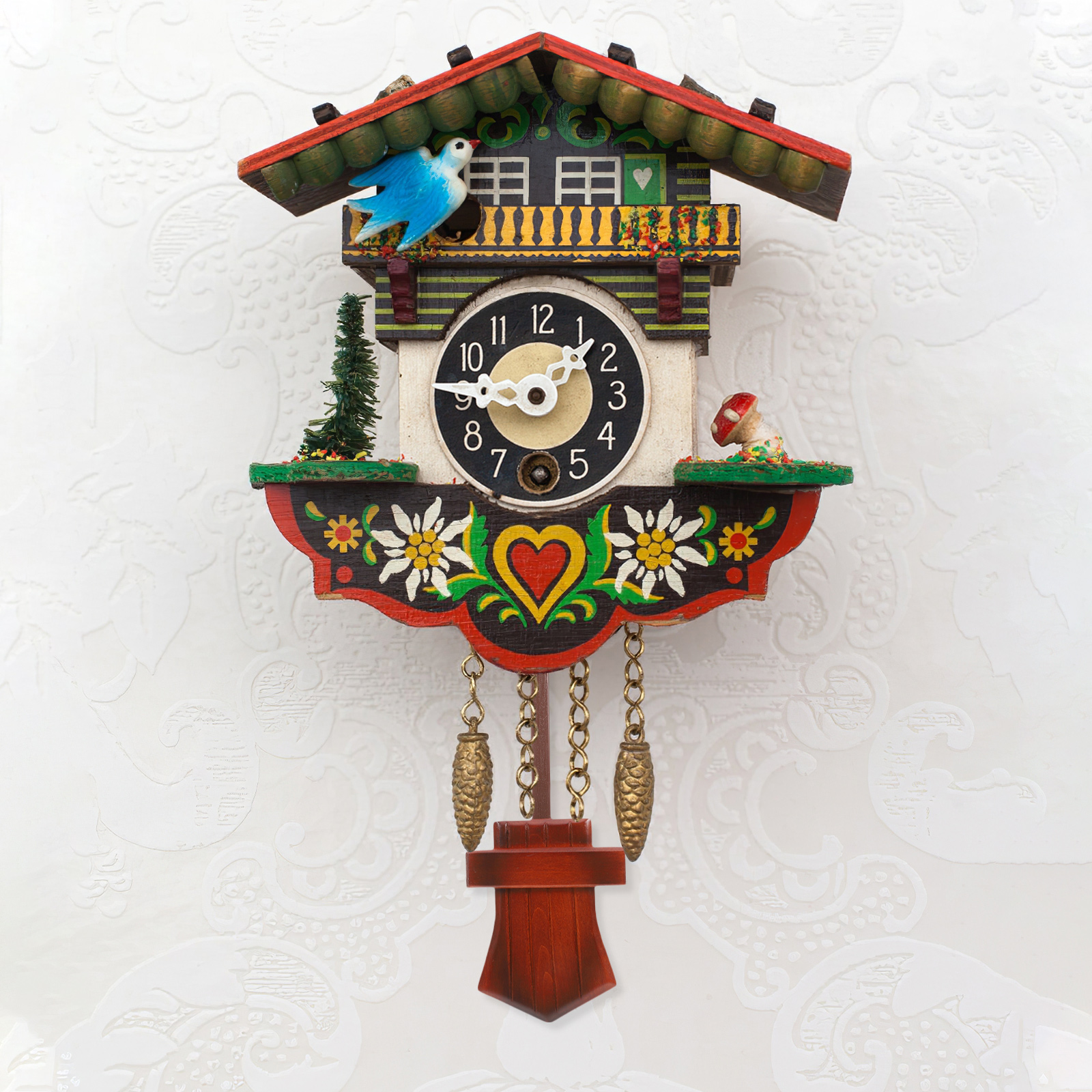 Cuckoo Pendulum Clock Replacement Swinging Arm Mechanism Grandfather Wall Parts Craft Key Fob