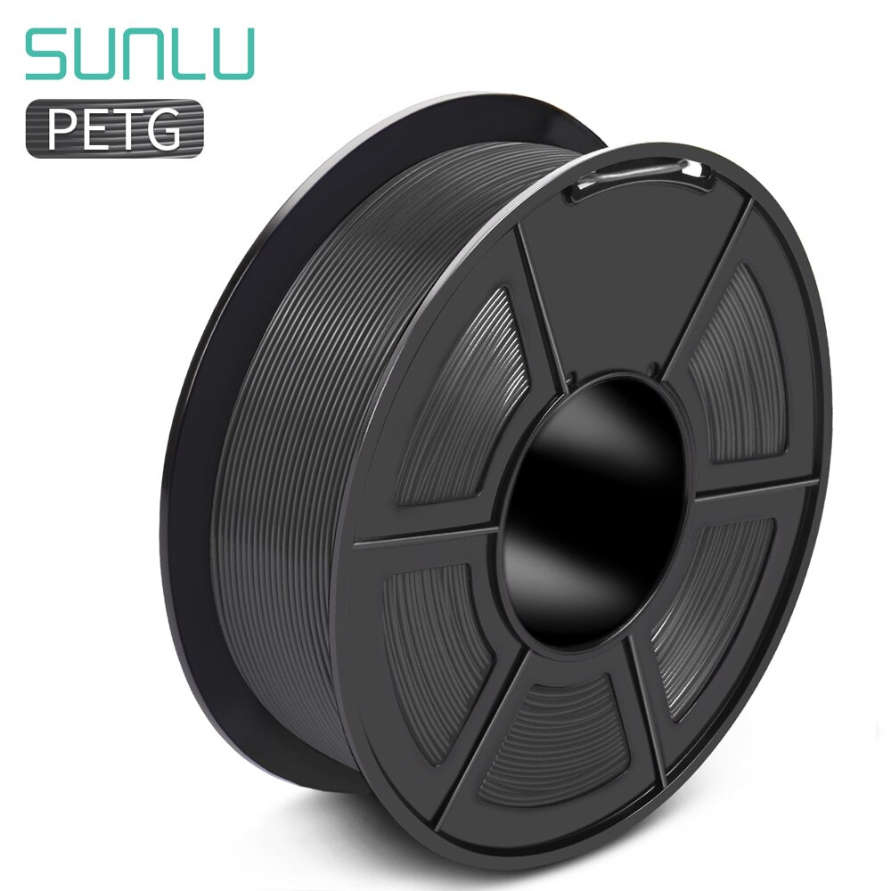 SUNLU Translucence PETG Filament Für 3D Drucker 1,75 MM Gute Zähigkeit PETG Filament 1KG Mit Spool Lampenschirm Verbrauchs Material: PETG-GY-1KG