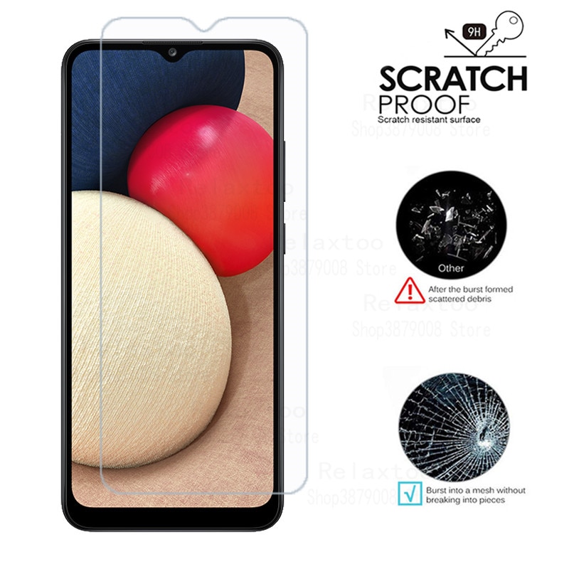2 pezzi di vetro temperato su custodia a02s vetro samsun per samsung galaxy A02s a03s a 02 s 03 02 s occhiali samsunga02s 2021 cover per telefono