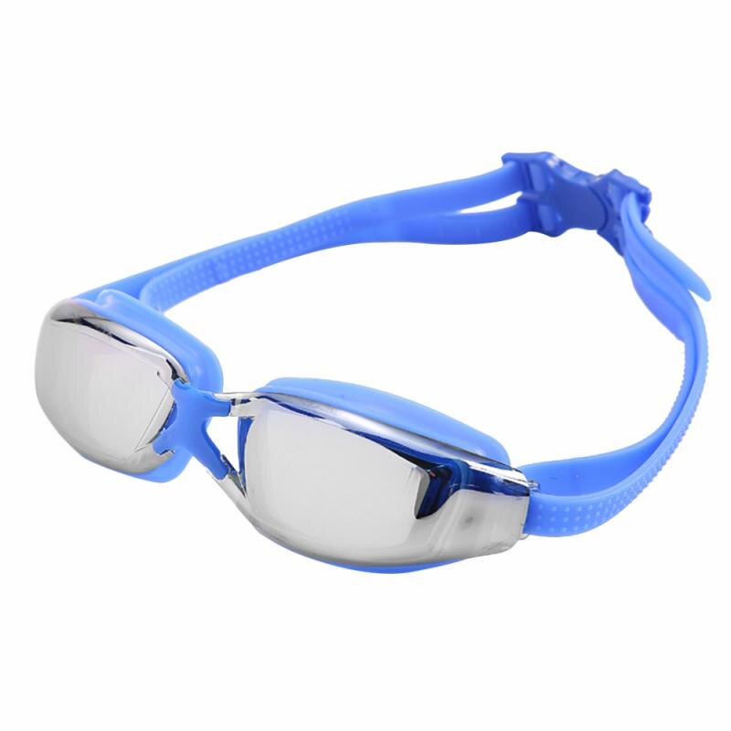 Voor Mannen En Vrouwen Platte Licht Bril Submersibles High-Definition Elektrische Coating Waterdicht En Antisluier Bril: blue