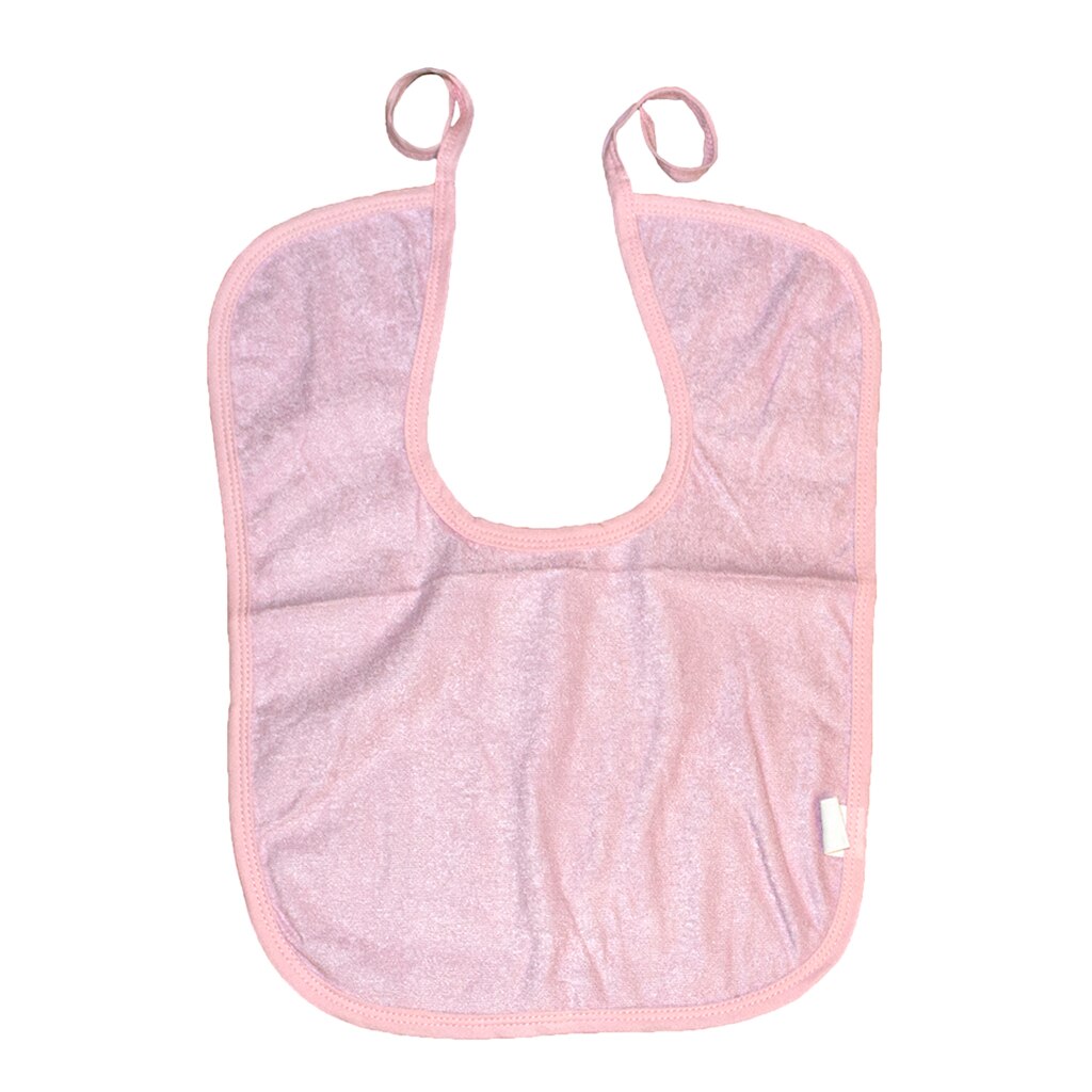 Bavoir de protection imperméable pour adulte, pour repas, tablier d&#39;aide pour personnes handicapées, pour enfant et adulte, 40x30 cm: Pink