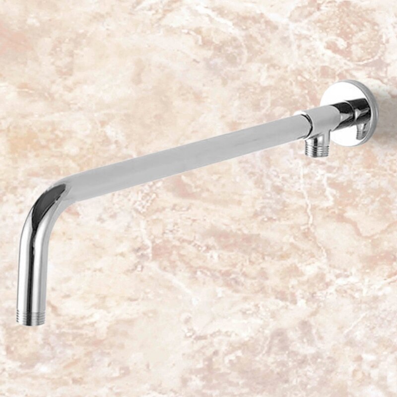 Copper stainless steel shower accessories base mounted shower elbow fixed rod K43C