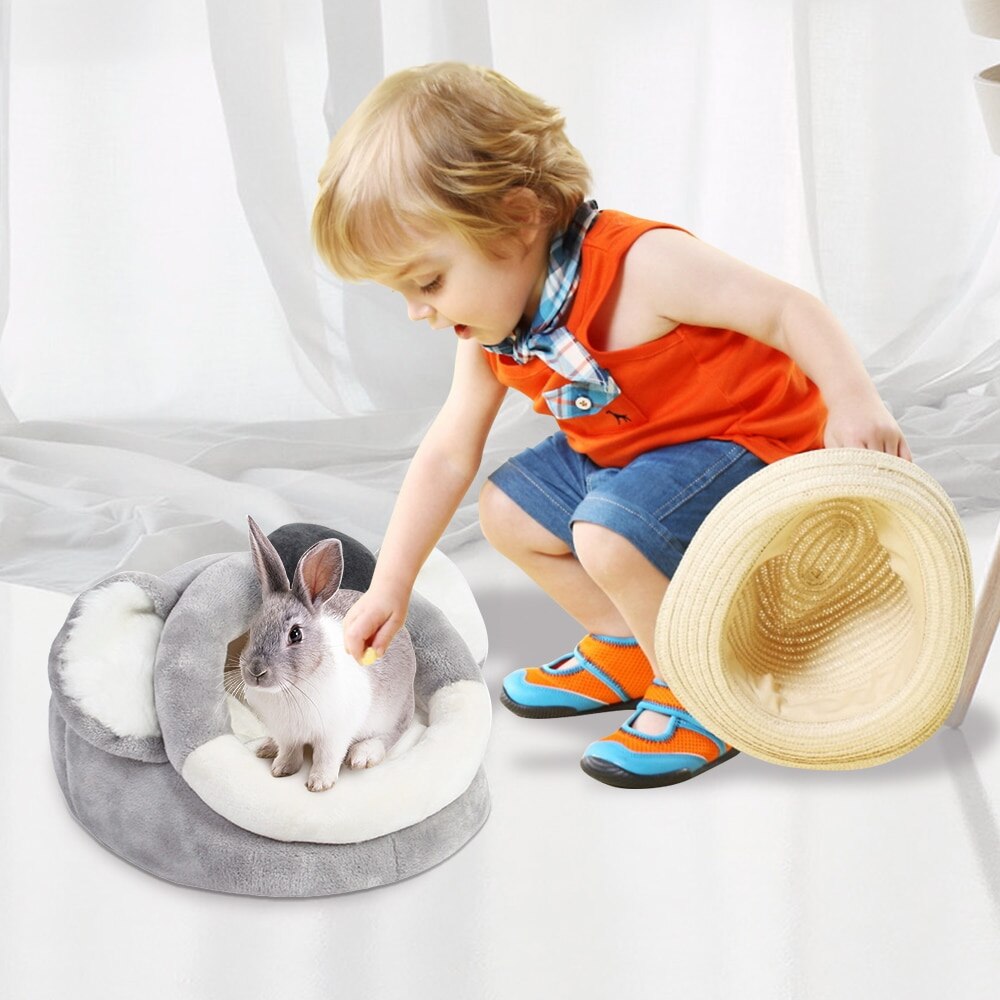 Søde kæledyr hamster bur marsvin husequirrel seng reden cavy mini dyr hamster tilbehør