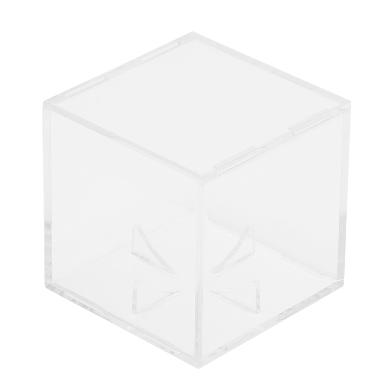 Transparente acrylbox (9 zoll) für baseball-, golf- und tennisbälle, ideal als souvenir-aufbewahrungsbox, uv-schutz und staubdicht.: Default Title