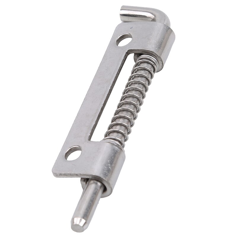 Long Silver Stainless Steel Door Latch Sliding Lock Barrel Bolt Latch Hasp Staple Gate Safety Lock: right