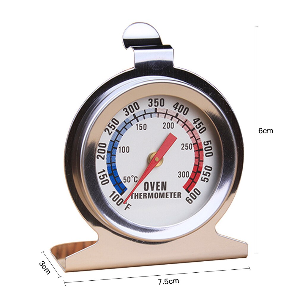 Stainless Steel Food Meat Temperature Oven Thermometer Stainless Steel Gauge Temperature For BBQ Food Meat Kitchen Accessories