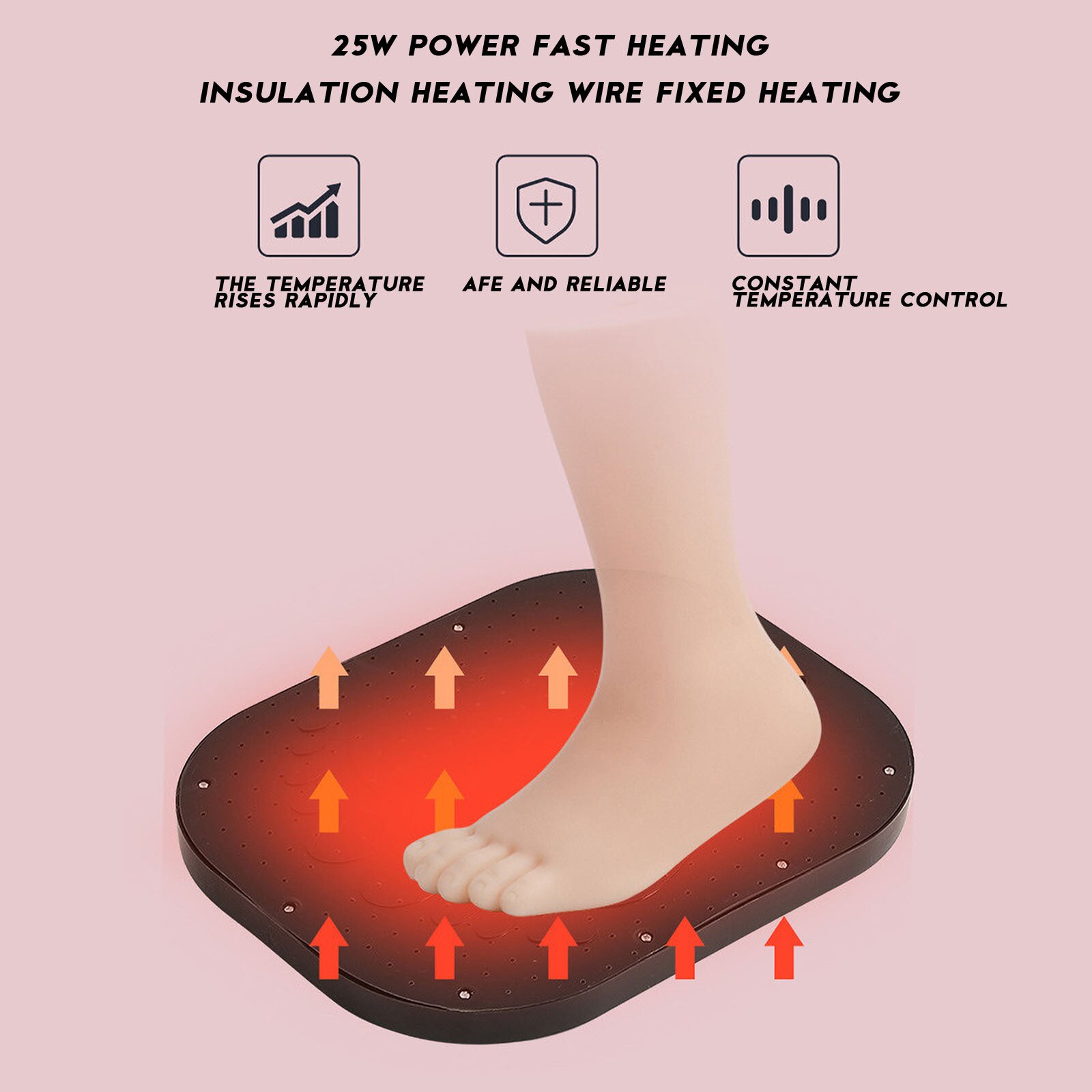 Pantofole scaldapiedi riscaldate a piede elettrico 220v scaldapiedi portatili con cuscino riscaldante elettrico cuscino peloso caldo per i piedi