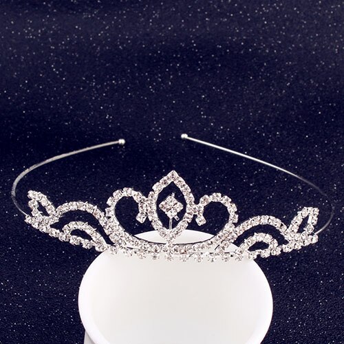 Princess Floral Crown Headband Wedding Hair Jewelry Diadem Head Piece Bridal Hair Ornaments Girls Tiara Prom Bride Headpieces: 18