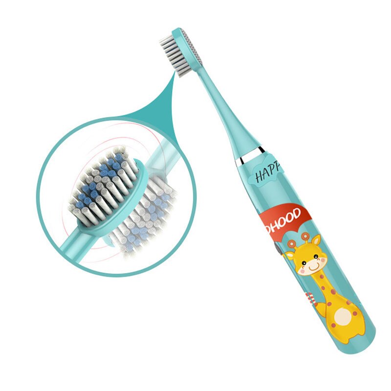 Child Electric Toothbrush Dental Electric Cleaning Brush Kids Ultrasonic Rechargeable Toothbrush