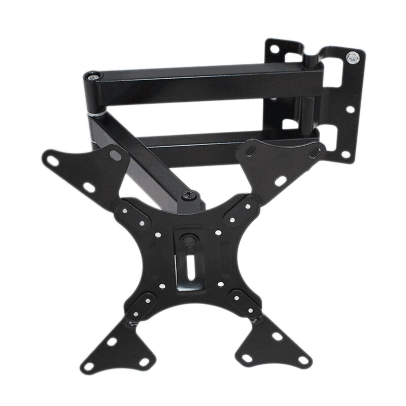 12-37Inch Retractable TV Wall Mount Bracket Loading 15Kg Full Motion Bracket Mount for Flat Sn Up To 200X200Mm
