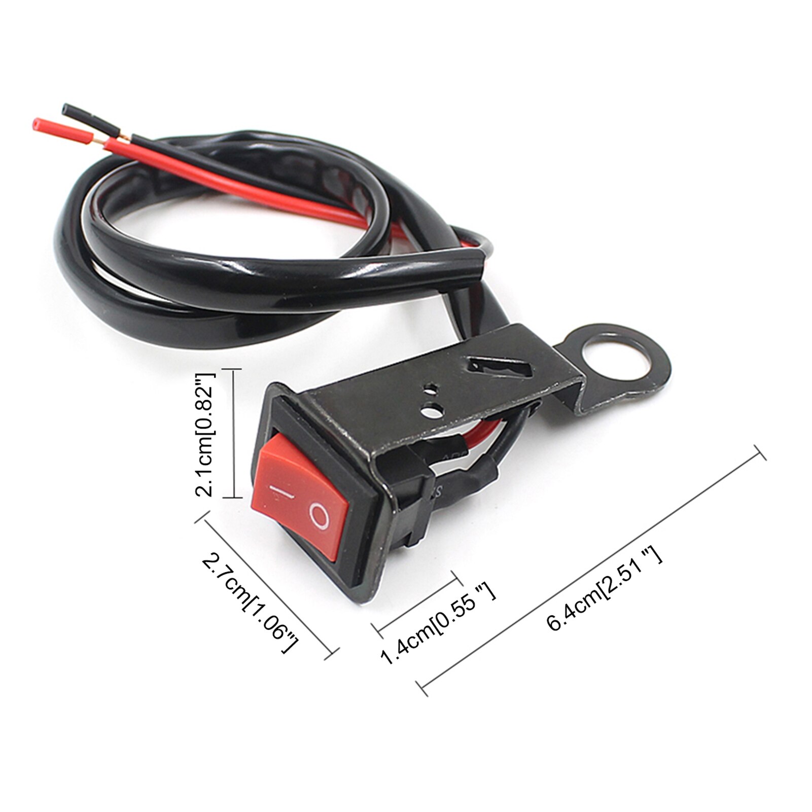 Waterproof Motorcycle On and Off Button Headlight Handlebar Switch Replacement