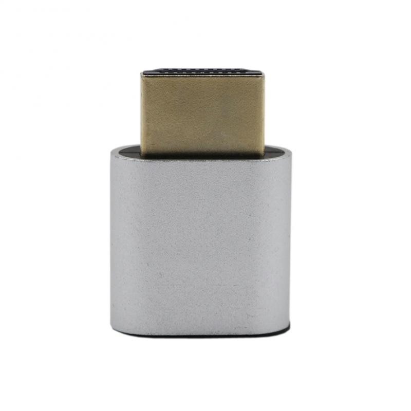Mini VGA HDMI Dummy Plug Virtual Display Emulator Adapter DDC Edid Support 1920x1080P 4K For Video Card BTC for PC/Mac Devices