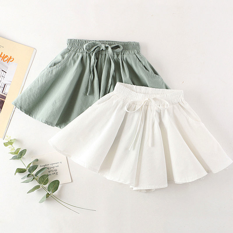 2022 estate nuova moda bambino neonate gonna pantaloncini di cotone abbigliamento per bambini pantaloncini spiaggia Casual pantaloncini allentati gonna E84