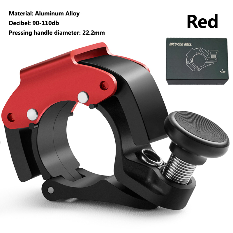 Bicycle Bell Ring MTB Road Bicycle Horn Sound Alarm For 22.2mm Handlebar Bike Call Safety Cycling Bicycle Accessories:  Light Yellow