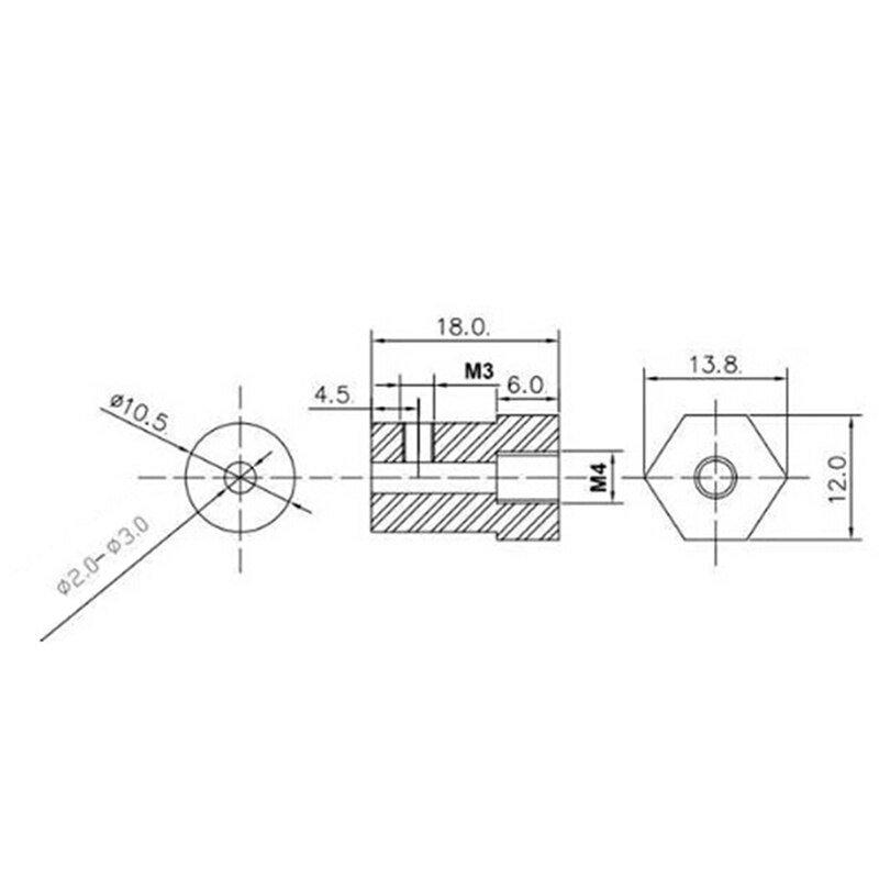 3/4/5/6/7/8mm motor girkobling 1pc rote fleksibel motoraksel koblingskobling