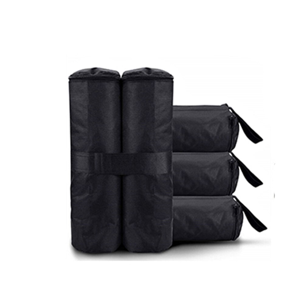 4pcs Sandbag Gazebo Weight Bags Umbrella Legs Sandbags Weights Multifunctional Outdoor15x9in Dual Zipper Oxford Cloth