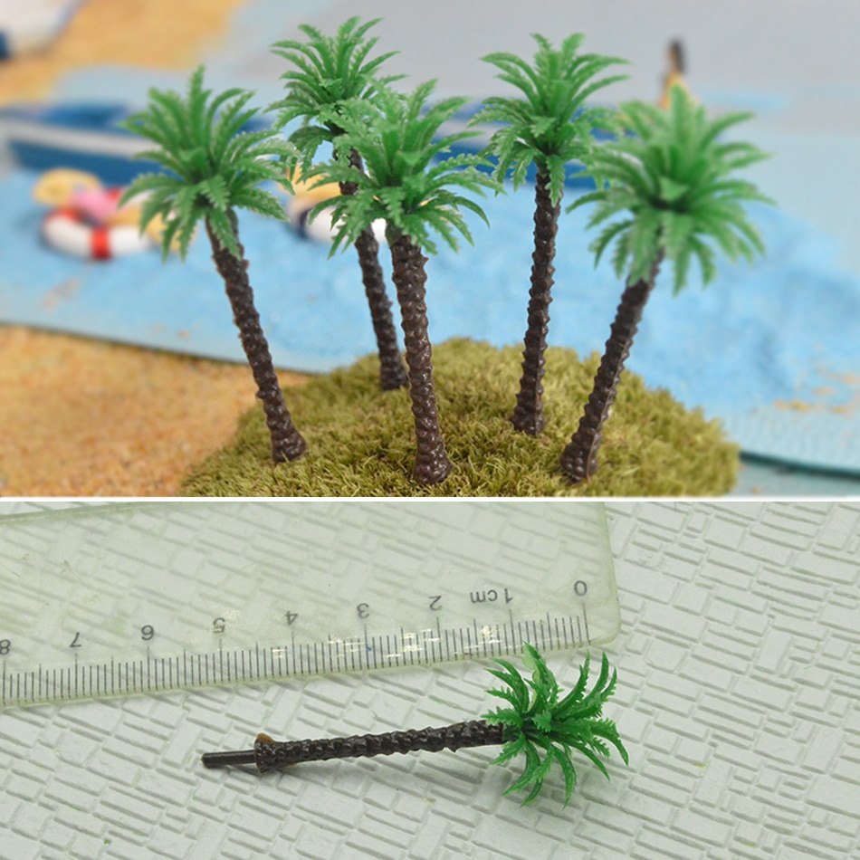 architecture scale model Miniature Palm Tree 30mm Artificial Model Palm Tree