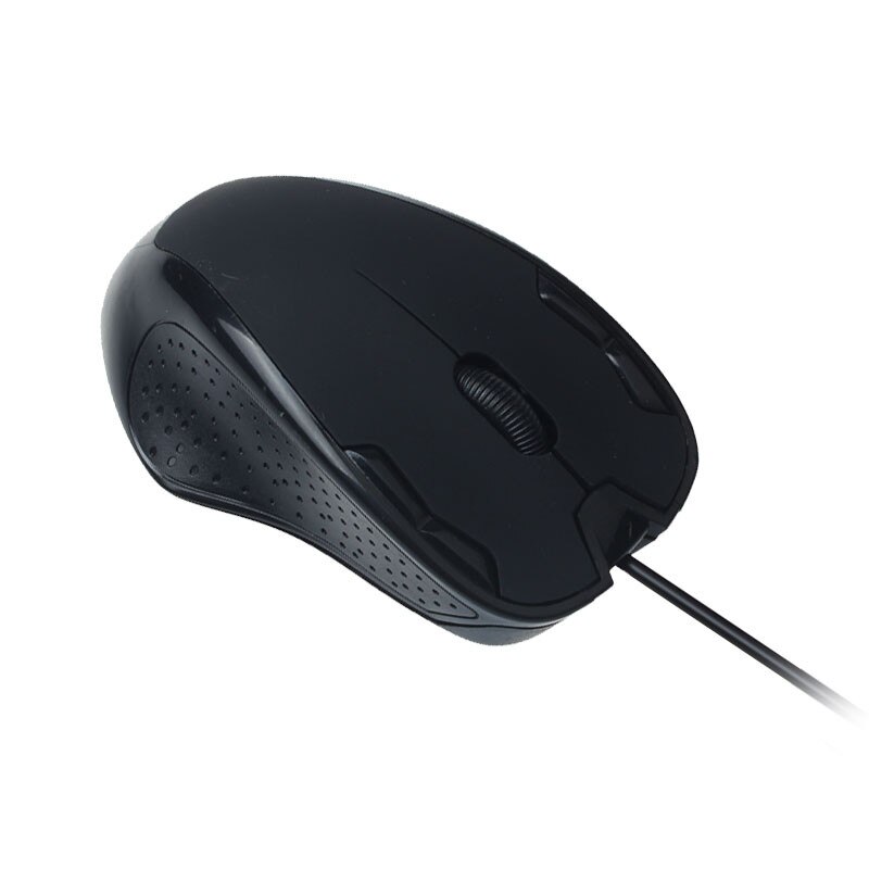 Luxe 1800 DPI Souris Optique Ergonomique Filaire USB Rechargeable Filaire Souris De Jeu de Bureau Pour Ordinateur Portable Ordinateur De Bureau Souris Noir