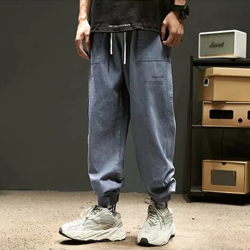 HOUZHOU Khaki Cargo Hosen für Männer Jogger Jogginghose Casual Baumwolle Japanischen Hip Hop Streetwear männer Cargo Hose Männlichen 5XL