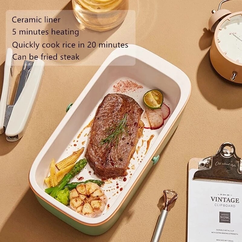 Xiaomi LIFE ELEMENT Portable Electric Lunch Box Food Warmer Heater Smart Reservation with LED Screen Rice Cooker Rice Container