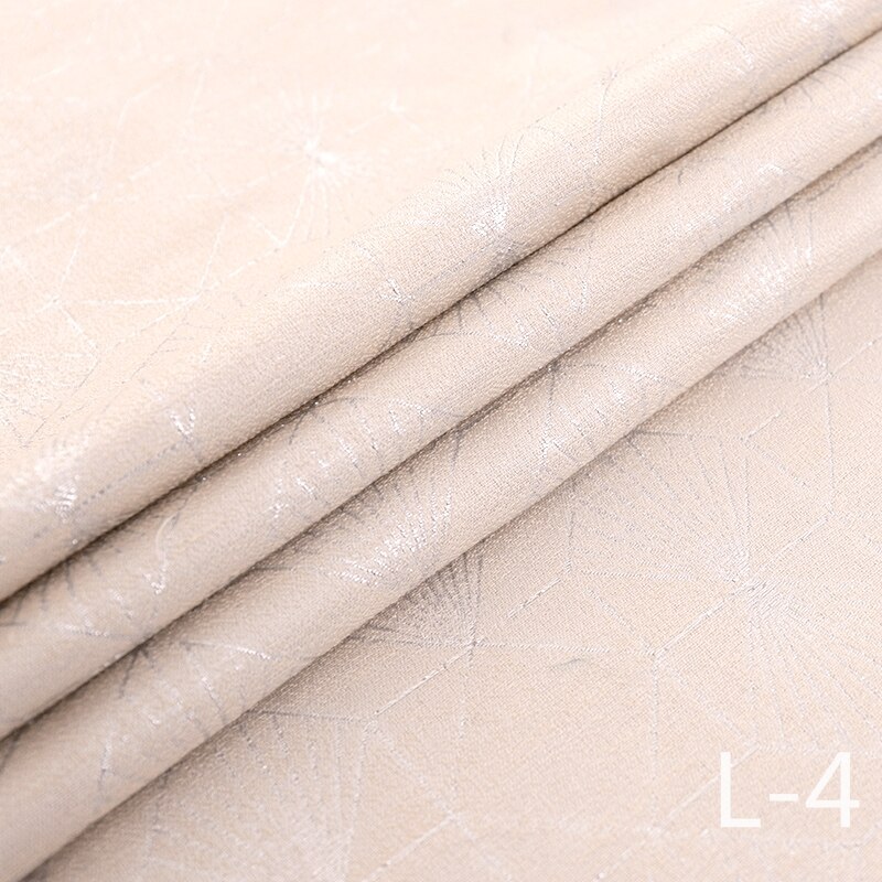 Jacquard Satin Fabric Gold Thread Sewing Material High-end Ladies Dress/Suit Fabric100*150cm: L-4