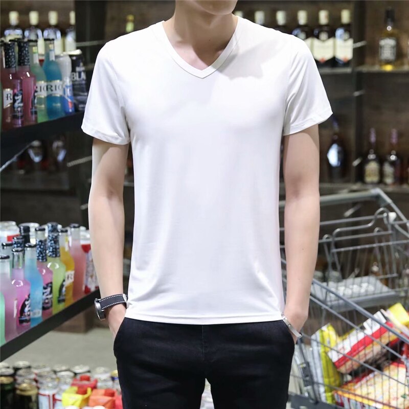 Herr t-shirts sommar kort ärm o-ringad rand tryckt lös smal t shirt herr toppar tee storlek m-xxl