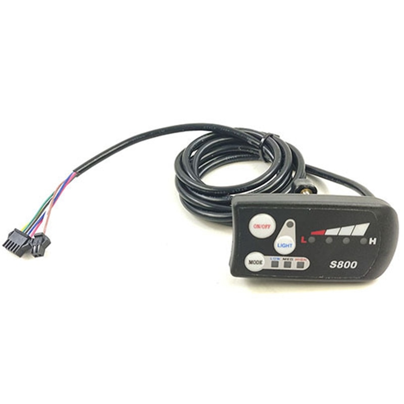 Elektrische Fiets Led S800 Display 36V 48V Elektrische Fiets Ligent Bedieningspaneel Display Elektrische Fiets Deel: Default Title