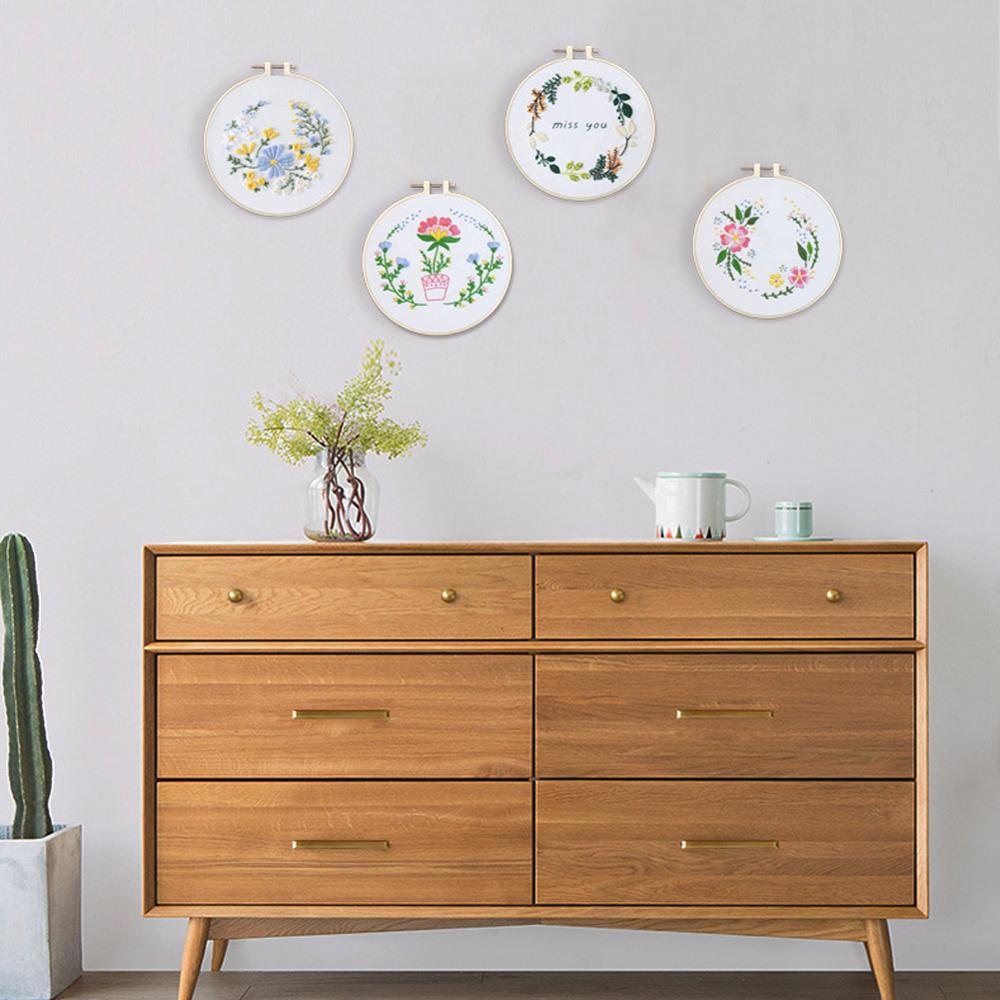 Circle Embroidery Kits ,Embroidery Set,Needlework Embroidery, Cross Stitch kits, Embroidery for Beginner, DIY Art Sewing Craft