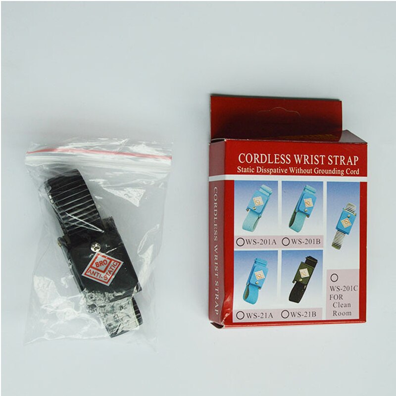 Antistatische Polsband Esd Polsband Blauwe Metalen Ontlading Voor Elektricien Ic Plcc Werknemer