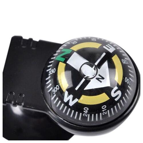 Car Vehicle Floating Ball Magnetic Navigation Compass Black